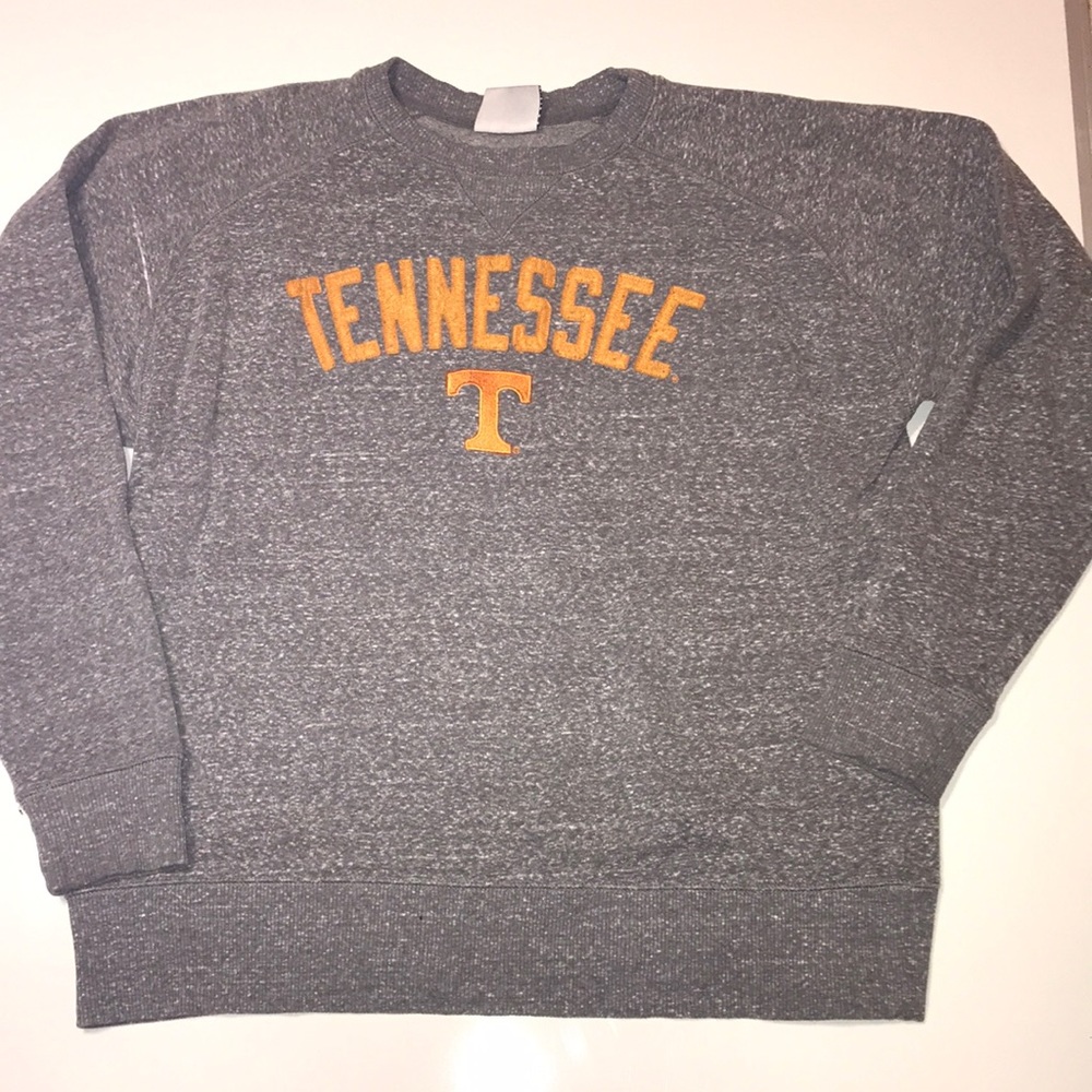 Champion Tennessee Sweatshirt Size Large Unisex Gray & Orange Colors